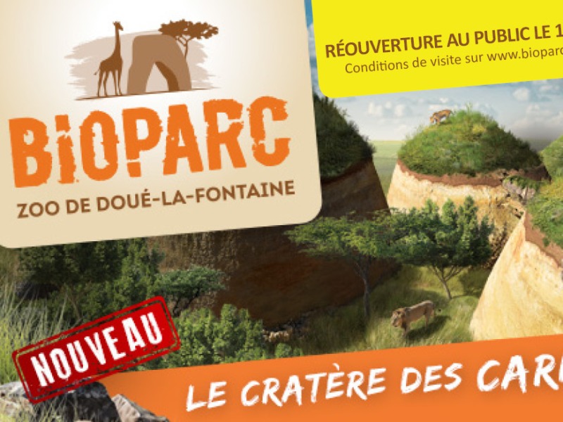 C’est officiel : le Bioparc de Doué-la-Fontaine ouvrira ses portes au public le 16 Mai !